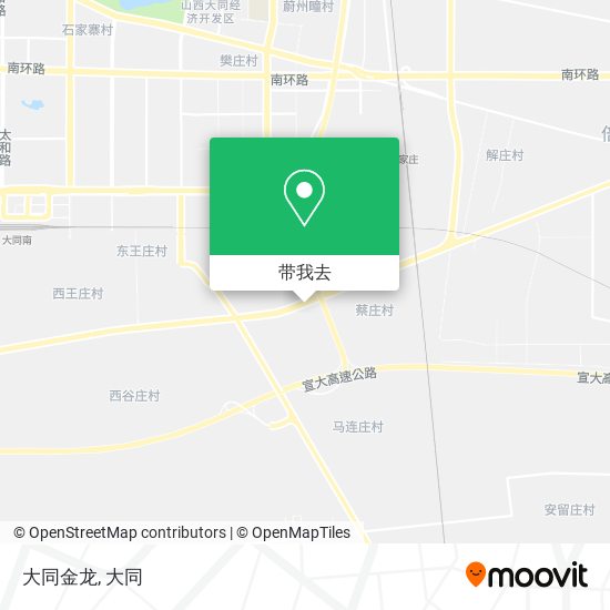 大同金龙地图