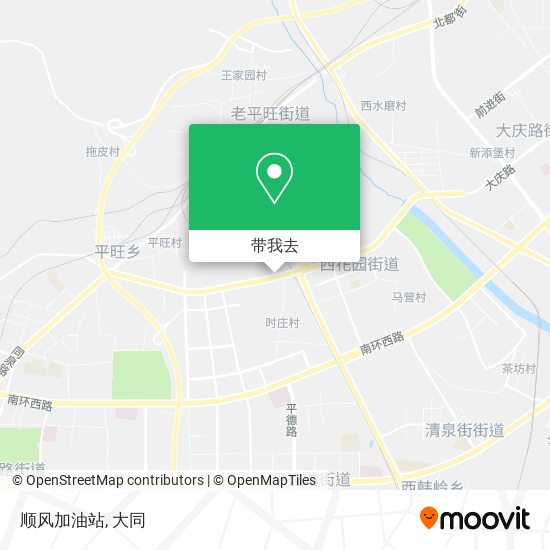 顺风加油站地图