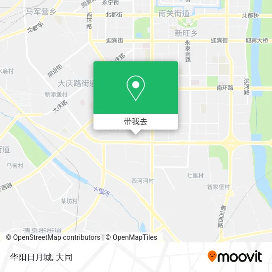 华阳日月城地图