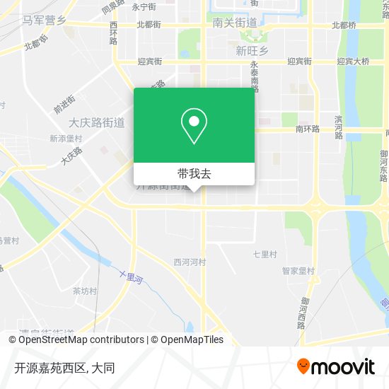 开源嘉苑西区地图
