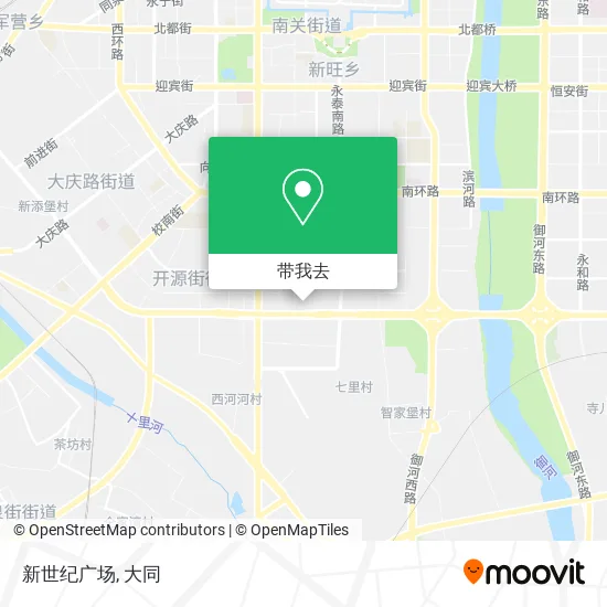 新世纪广场地图