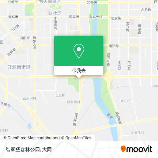 智家堡森林公园地图