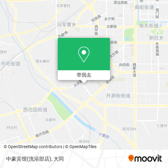中豪宾馆(洗浴部店)地图