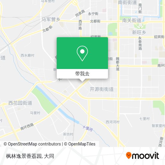 枫林逸景香荔园地图