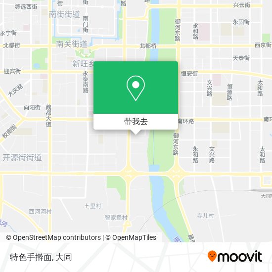 特色手擀面地图