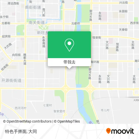 特色手擀面地图