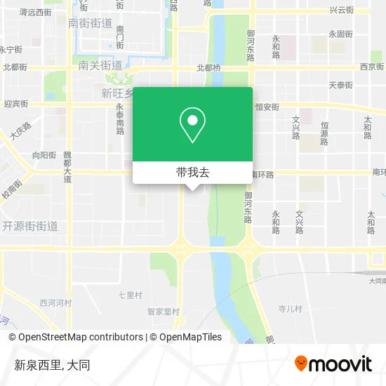 新泉西里地图