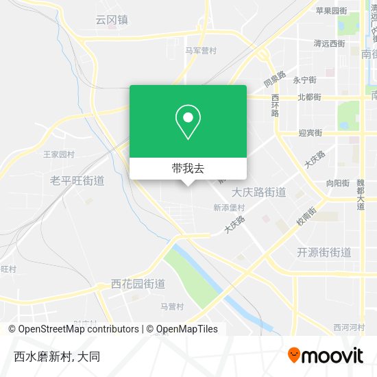 西水磨新村地图