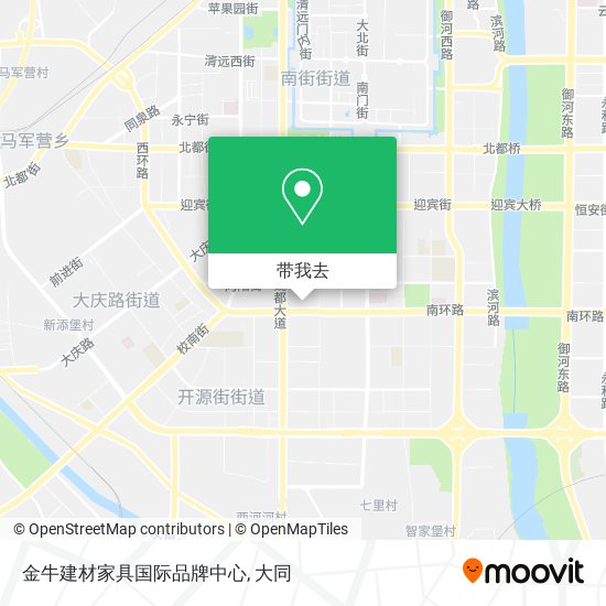 金牛建材家具国际品牌中心地图