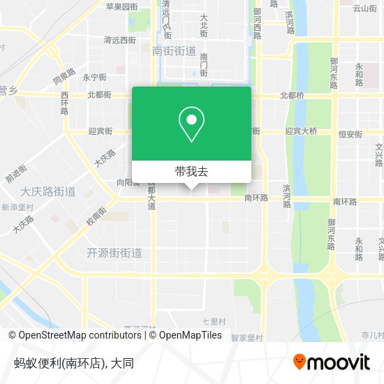 蚂蚁便利(南环店)地图