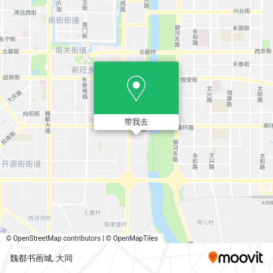 魏都书画城地图