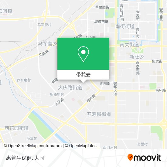 惠普生保健地图