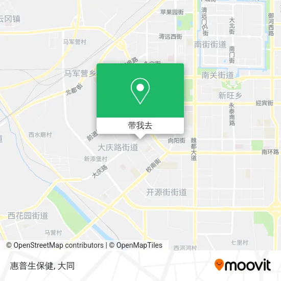 惠普生保健地图