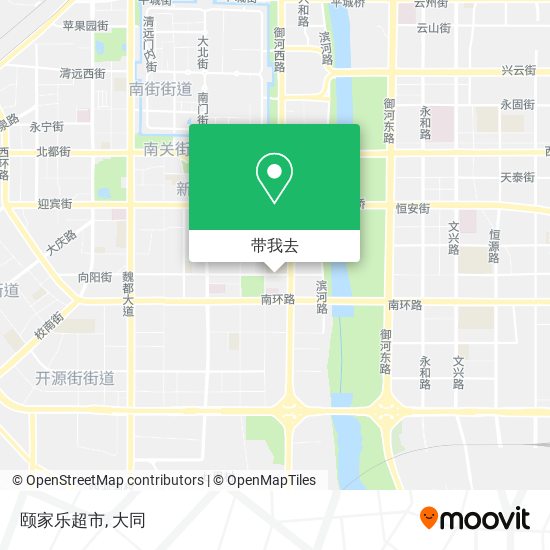 颐家乐超市地图