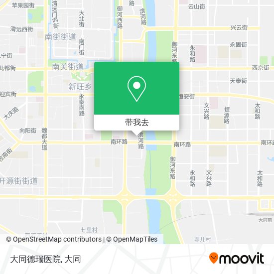 大同德瑞医院地图