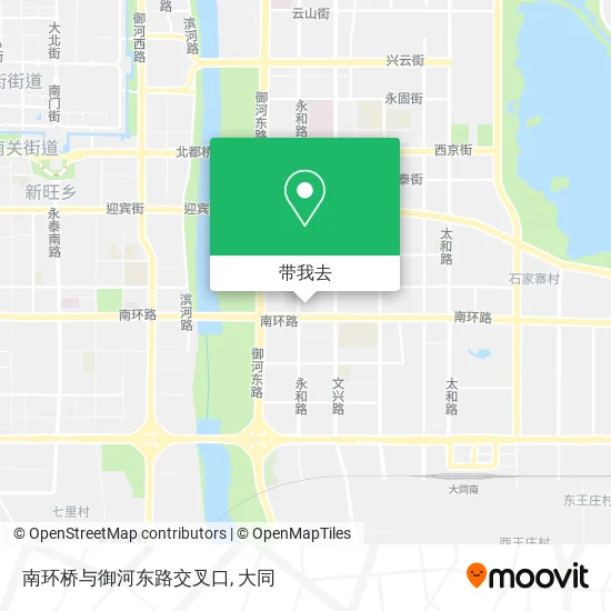 南环桥与御河东路交叉口地图