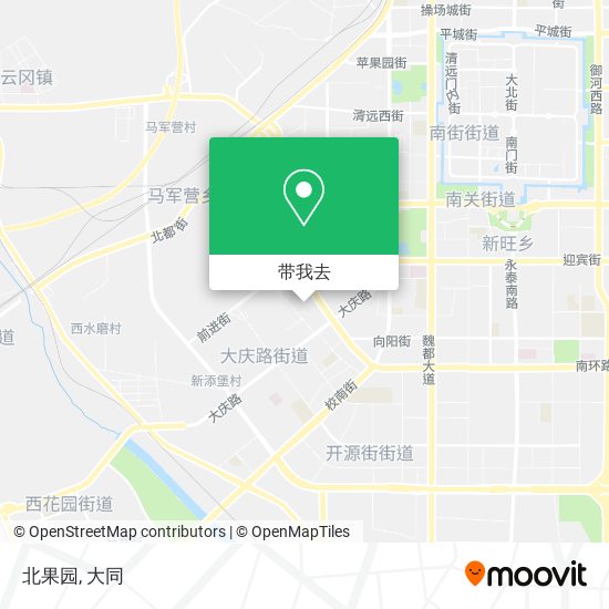 北果园地图