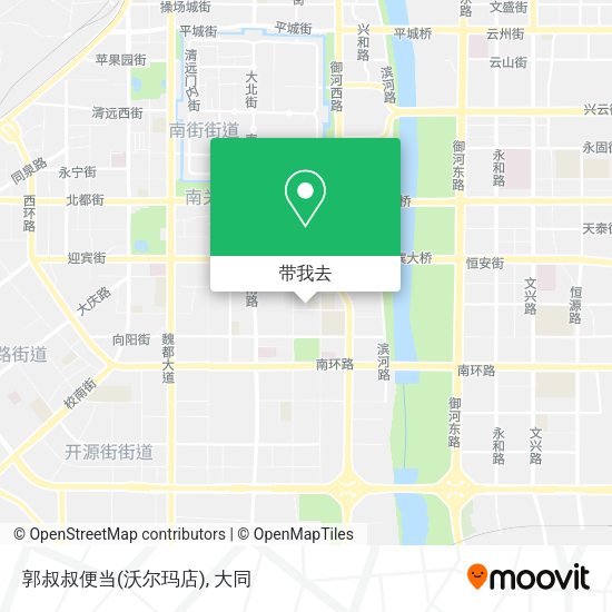 郭叔叔便当(沃尔玛店)地图