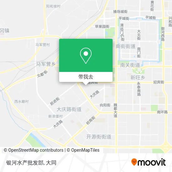 银河水产批发部地图