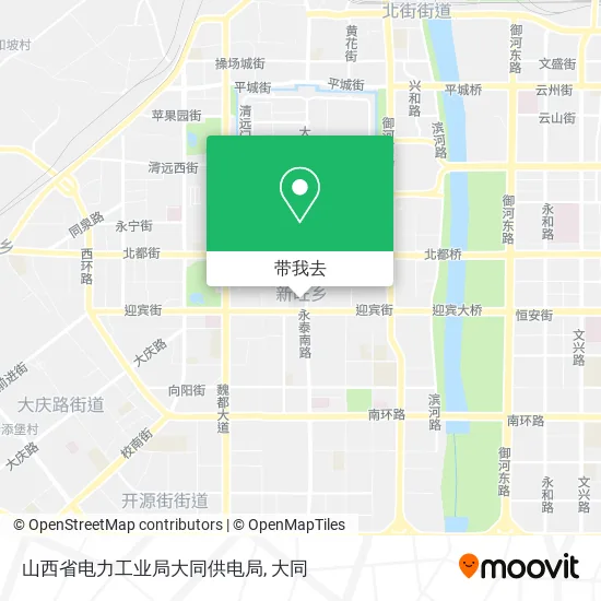 山西省电力工业局大同供电局地图