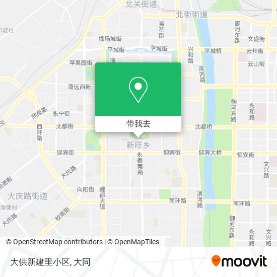 大供新建里小区地图