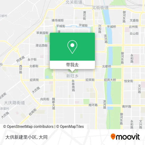大供新建里小区地图