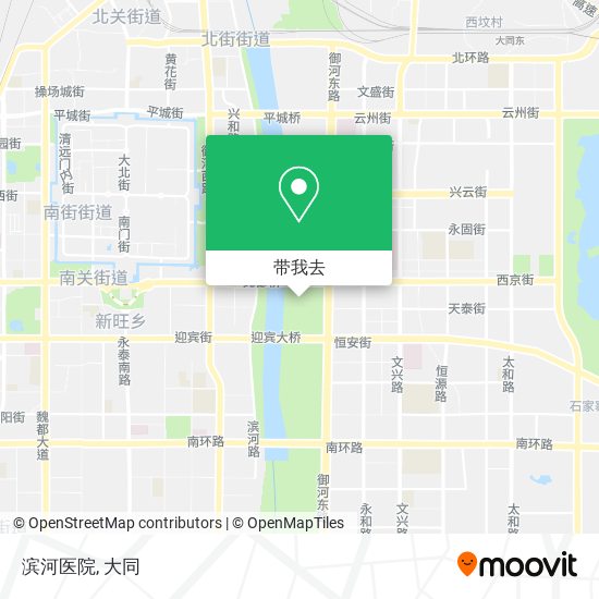 滨河医院地图