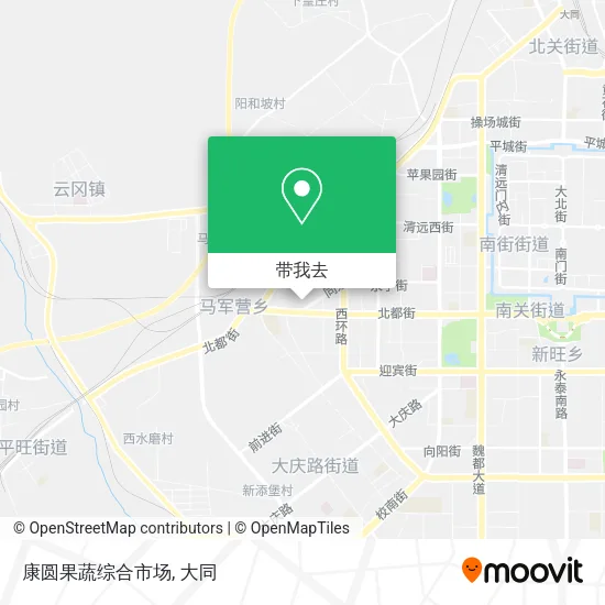康圆果蔬综合市场地图