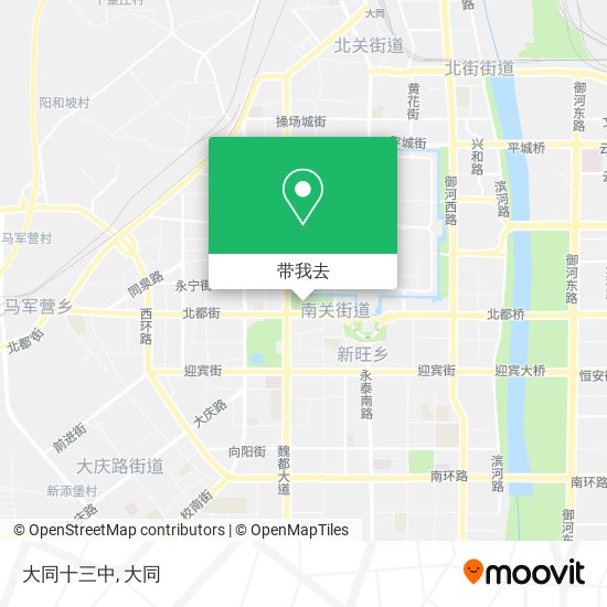 大同十三中地图