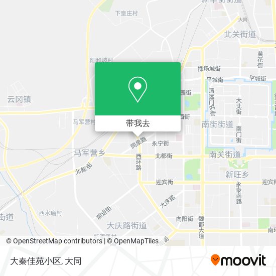大秦佳苑小区地图