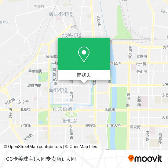 CC卡美珠宝(大同专卖店)地图