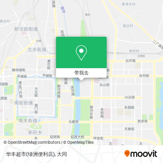 华丰超市(绿洲便利店)地图