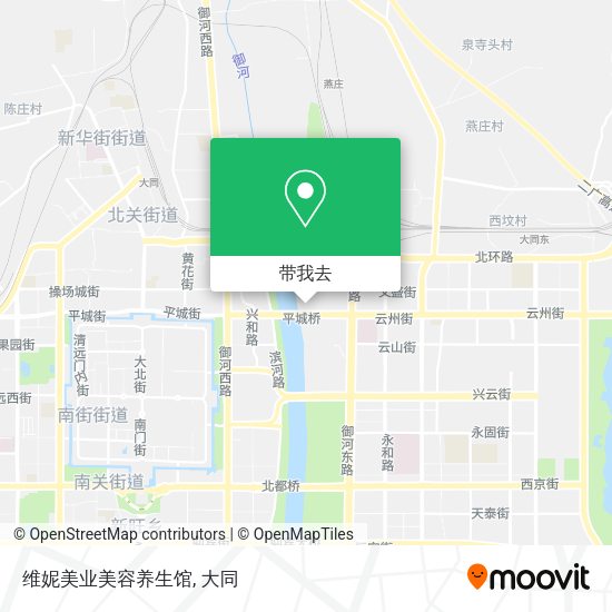 维妮美业美容养生馆地图