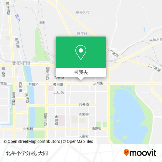 北岳小学分校地图