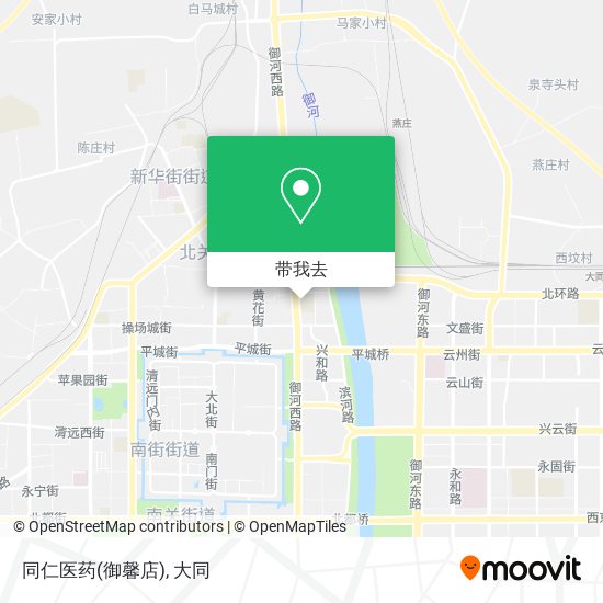 同仁医药(御馨店)地图