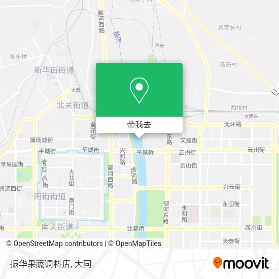 振华果蔬调料店地图
