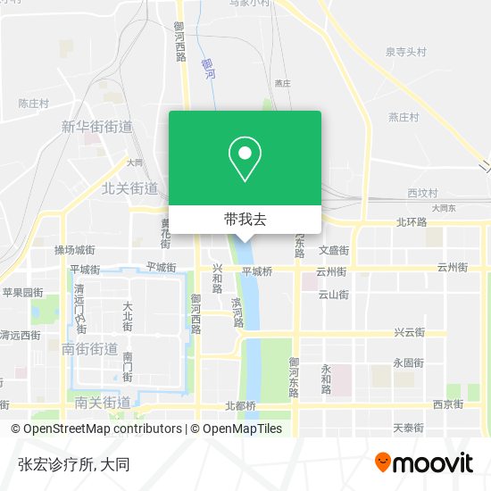 张宏诊疗所地图