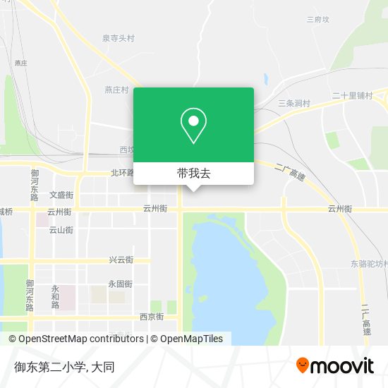 御东第二小学地图