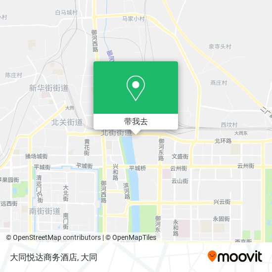 大同悦达商务酒店地图
