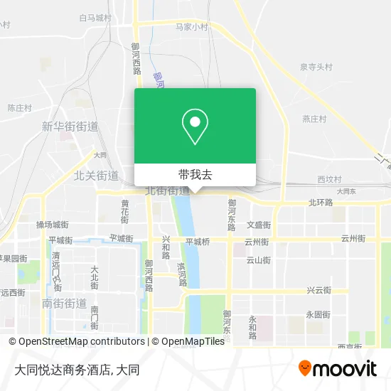 大同悦达商务酒店地图
