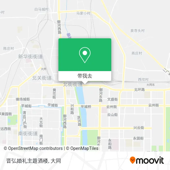 晋弘婚礼主题酒楼地图