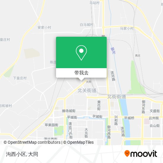 沟西小区地图