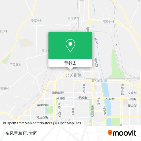 东风里粮店地图