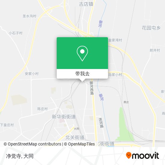 净觉寺地图