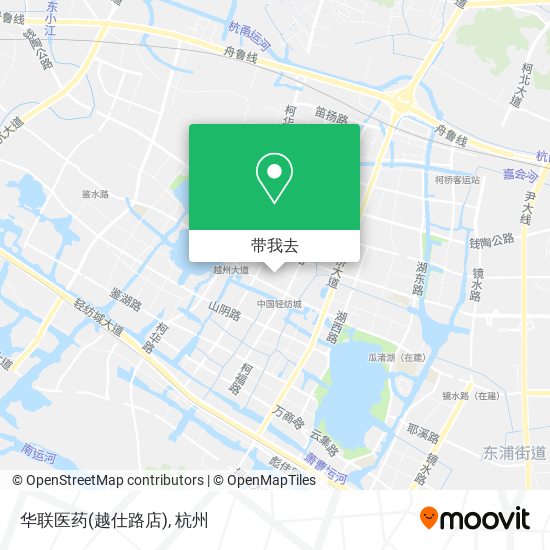 华联医药(越仕路店)地图