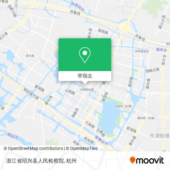 浙江省绍兴县人民检察院地图