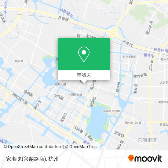 家湘味(兴越路店)地图
