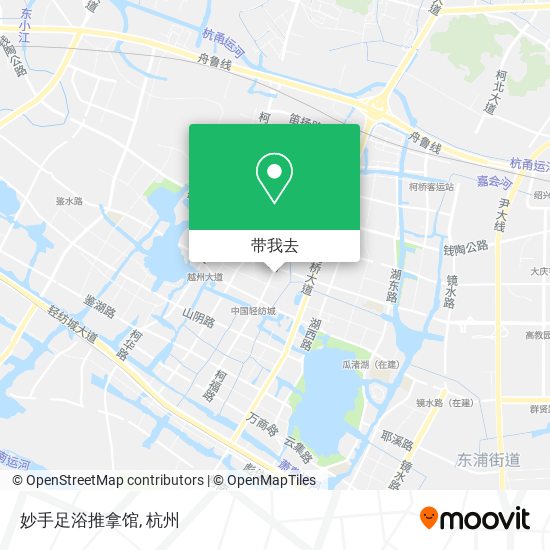 妙手足浴推拿馆地图