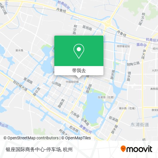 银座国际商务中心-停车场地图