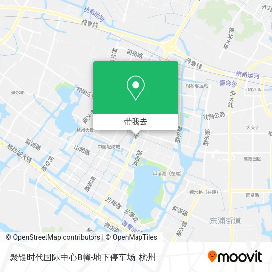 聚银时代国际中心B幢-地下停车场地图